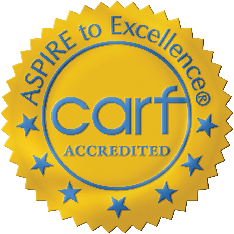 CARF Accredited - Commission on Accreditation of Rehabilitation Facilities